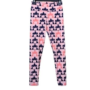 LULAROE Disney Minnie Mouse Soft Leggings Retro Silhouette One Size Illuminati